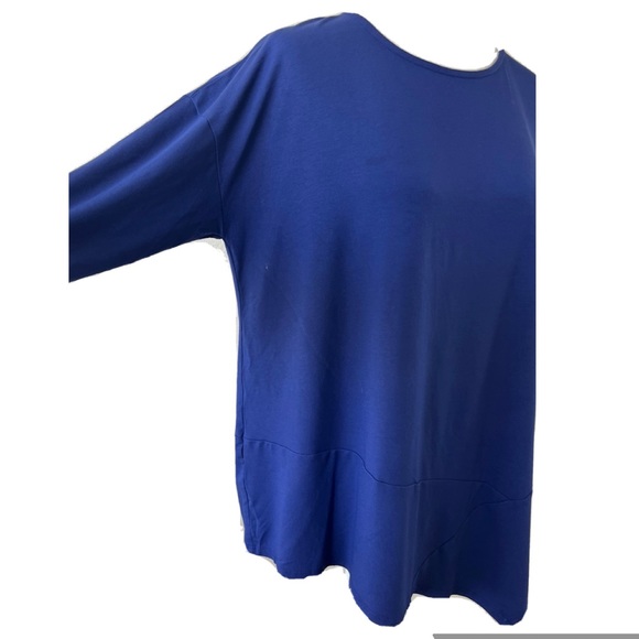 Eileen Fisher Women’s Blouse Medium Asymmetric Tunic - Picture 4 of 10